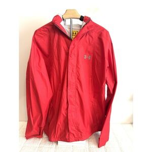 Under Armour Storm Womens XL Rain Jacket Outdoors Hiking Trails Activewear